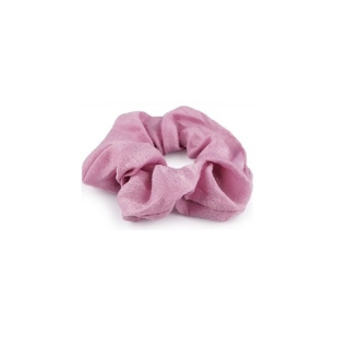 Sametové Scrunchie gumičky do vlasů - Světle fialové Lila